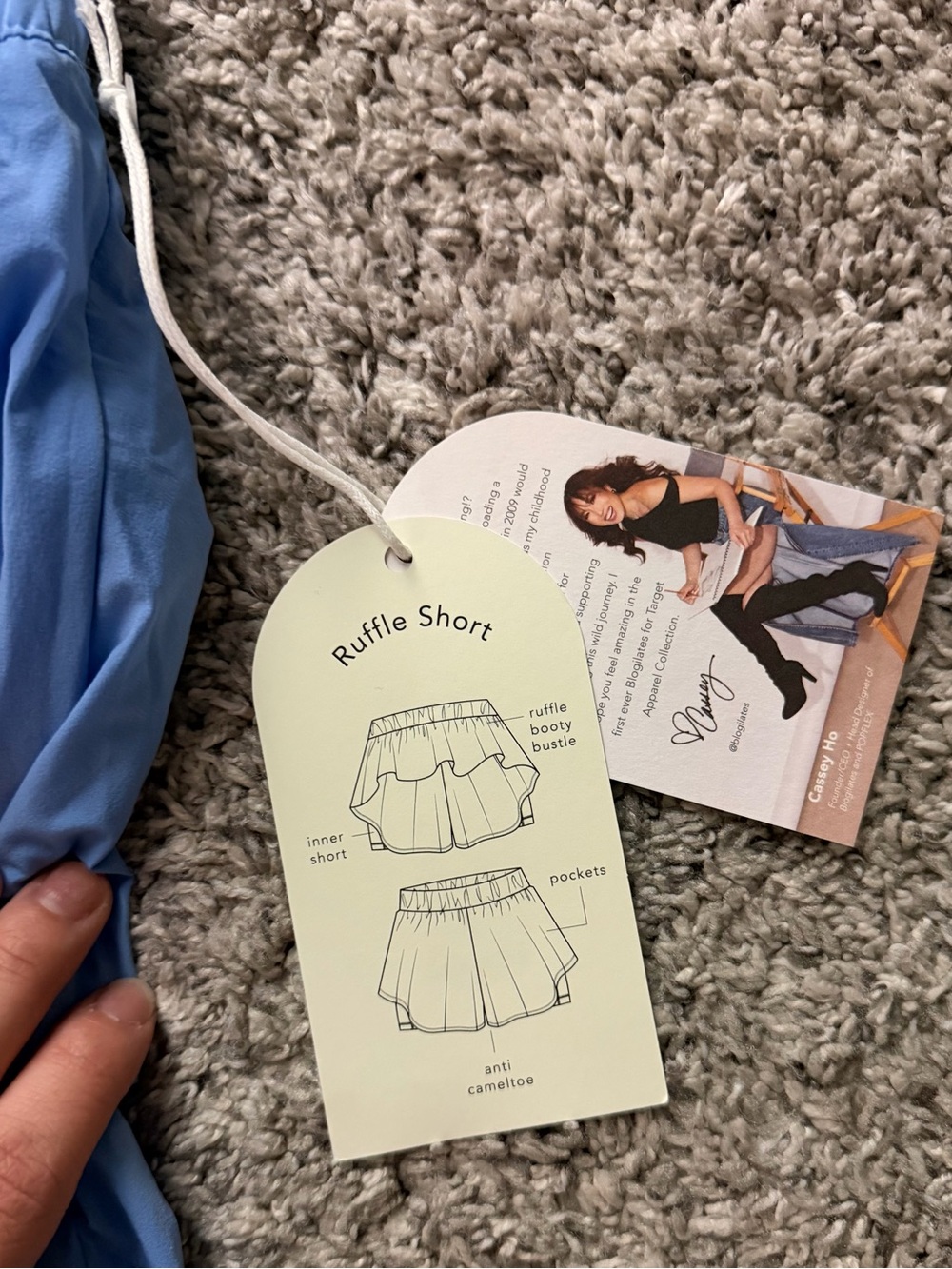 Blogilates Ruffle Short - Picture 2 of 5